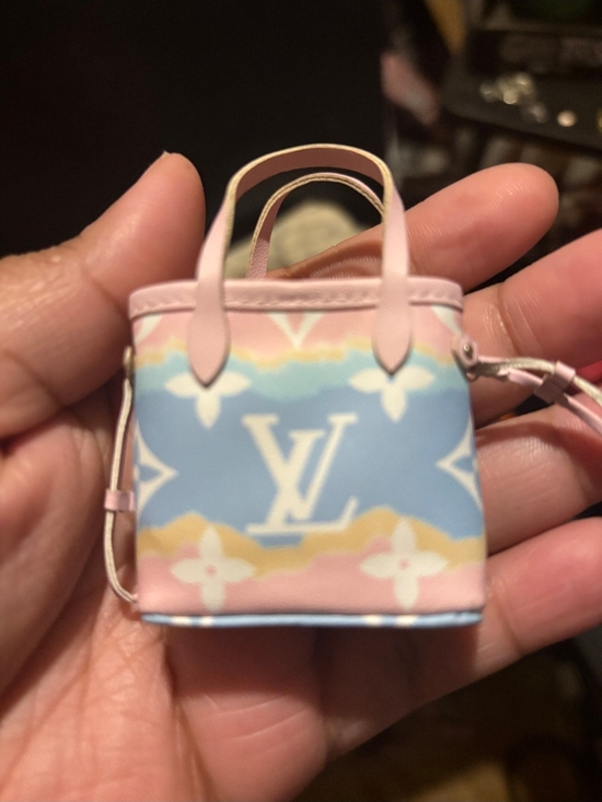Louis Vuitton Other - Labubu Purse/doll Purse Or Pastel Pink Blue Mini Tote Charm